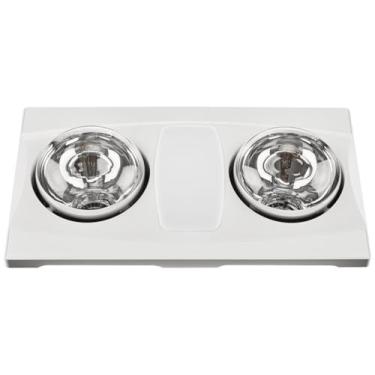 Imagem de Aero Pure Ventiladores de banheiro A515AW Ventilador Aero Pure - A515AWhite-2 Lâmpada silenciosa Ventilador aquecedor de banheiro com luz