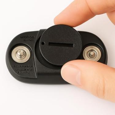 Imagem de Capa de bateria de substituição para monitor de frequência cardíaca Wahoo Tickr – ajuste seguro e durável para proteção e desempenho ideais (preto)