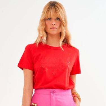 Imagem de Camiseta Colcci Reflex Feminino-Feminino