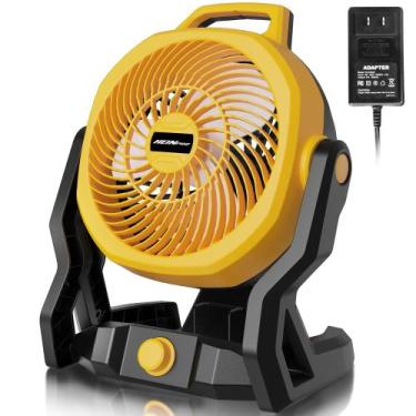 Imagem de Ventilador operado por bateria HEINPRO compatível com Dewalt 20V Max