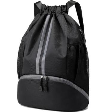 Imagem de Mochila com cordão Hoedia Sports para natação e academia impermeável
