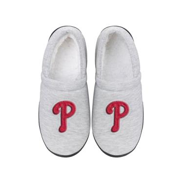 Imagem de FOCO - Moletom masculino MLB Team Big Logo Cinza Sherpa Mocassins Adulto, Philadelphia Phillies, X-Large