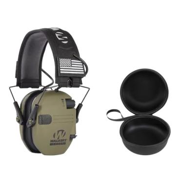 Imagem de Proteção de Redução de Ruído Adulto, Abafador Protetor de Ouvido Tático, Abafador De Ruído Eletrônico Walkers Razor, Abafador Tiro Esportivo (Verde)