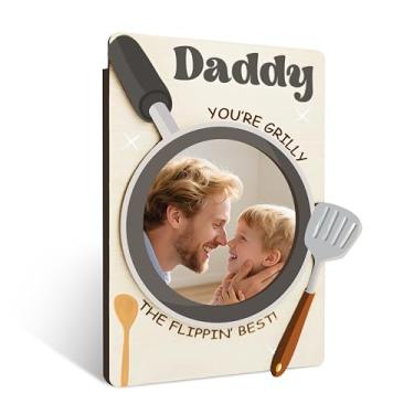 Imagem de Porta-retrato de pai, presente de aniversário de Natal, dia dos pais, cozinha cozinha papai quadros ímãs para geladeira, para pai, pai, 41