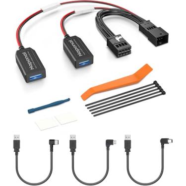 Imagem de Naponal Adaptador de alimentação GPS Dashcam, (conector tipo B de 8 pinos), estação de carregamento de câmera espelhada, radar, GPS Dash Cam, cabo carregador para Audi A1/A3/A4L/A5/A6L/A7/A8L/B8