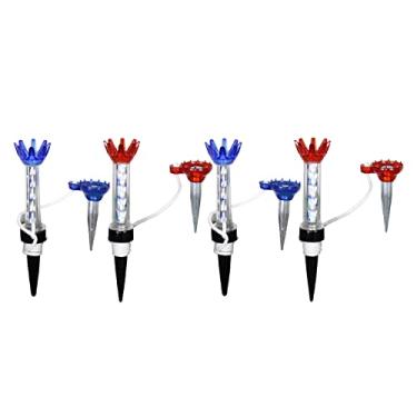 Imagem de Scott Edward Reutilizável de baixa fricção, camiseta magnética de golfe, 80 mm (3 polegadas), embalagem com 4 peças, azul, vermelha