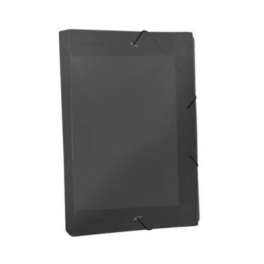 Imagem de Pasta Aba Elástica Lisa Oficio Sem Lombo Fumê 400x332x232mm - Dac
