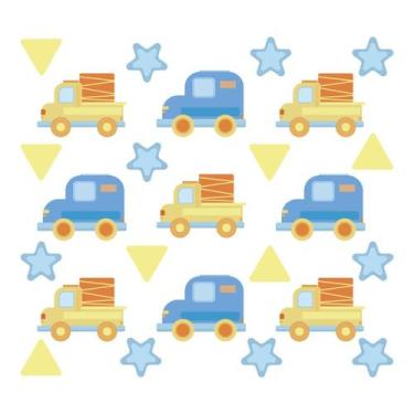 Imagem de Adesivo de Parede Infantil Carros Quarto Menino Bebe - 159ir - Allodi