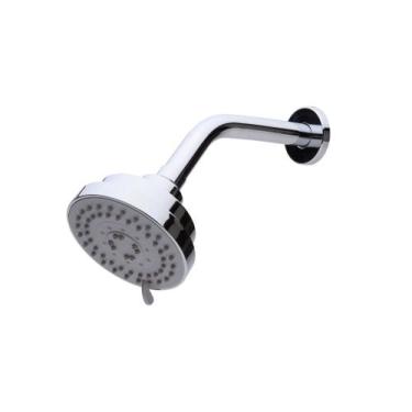 Imagem de Chuveiro Ducha 05 Jatos com Braço em Metal - Lusaflex - Max Forte