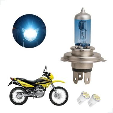 Imagem de Lâmpada Super Branca H4 para Moto HONDA NXR 150 BROS ES 2006 2007 2008