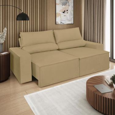 Imagem de Sofá Retrátil/Reclinável 1,80m Confortável Balaqui Decor