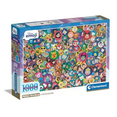 Imagem de Clementoni Jigsaw Puzzle Impossible Disney Emoji 1000 Pieces - Puzzle for Adults 14-99 Years, Gift for Men/Women, Impossible, Disney, Hard Jigsaw, Difficult Puzzle, Made in Italy, 39829