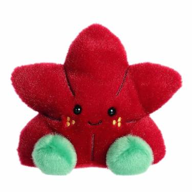 Imagem de Aurora® Festive Palm Pals™ Carmine Poinsettia™ Stuffed Animal - Fun Collectible Plush for Kids and Adult Collectors - Perfect for Holiday Decorations or Gifts - Red 5 Inches