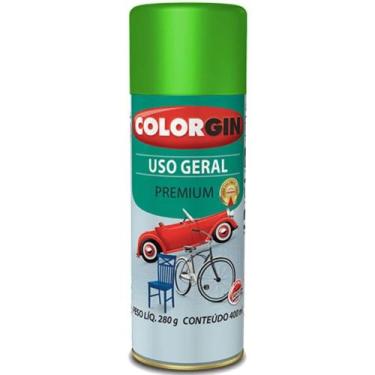 Imagem de Tinta Spray para Uso Geral Premium 400ml Verde - 55091 - COLORGIN - Sh