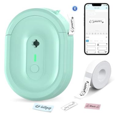 Imagem de Anycash Máquina de etiquetar com fita, mini impressora de etiquetas Bluetooth N12, etiquetadora térmica portátil, etiquetadora sem fio para casa, escritório, escola, organização de itens infantis