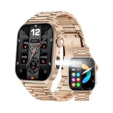 Imagem de Relógio Inteligente Bluetooth Feminino Com Monitoramento De Saúde 24 H