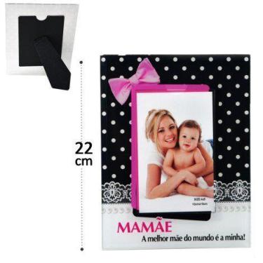 Imagem de Porta Retrato De Vidro Mamãe 10x15 - Sutt
