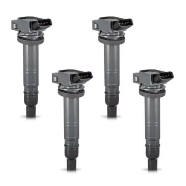 Imagem de Conjunto de 4 bobinas de ignição compatíveis com Camry Tacoma Matrix Scion xB Hiace Corolla Solara 2.4L 2.7L L4 90919-A2001 90919A2001 90919-02248 9091902248 UF495 90919-A2006 90919A2006
