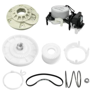 Imagem de W10913953 Atuador de mudança de arruela W10528947 Cubo de cesta e kit de embreagem de polia W10721967 com correia de transmissão w10006384