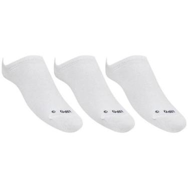 Imagem de Meia Lupo Sport Kit c/3 Pares 3270, 41, Branco