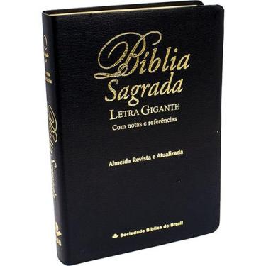 Imagem de Livro - Bíblia Sagrada Letra Gigante Com Índice, ARA