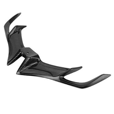 Imagem de aqxreight Winglet Aerodinâmico Acessório para Motocicleta Bicicleta Carenagem Asa Defletor para R15 V3 2017-2020 Estilo de Fibra de Carbono Abs Carenagem Frontal Melhora a Estabilidade