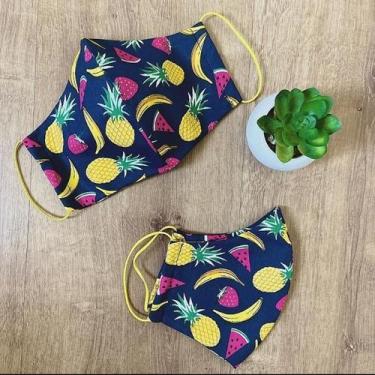 Imagem de Máscara Frutas 100% Algodão  - Máscara Ok