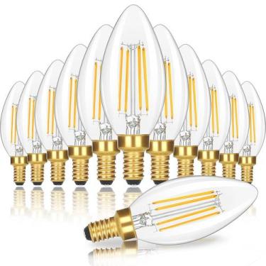 Imagem de Lâmpadas LED GoBright Dimmable E12 Candelabra 6W 630LM