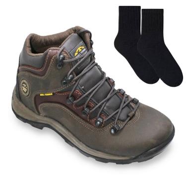 Imagem de Kit Bota Bull Terrier Trailfox Masculina + Par de Meia