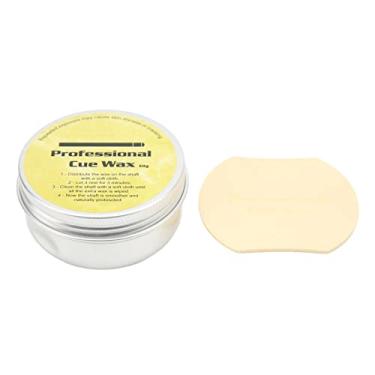 Imagem de Cera para taco de piscina com fórmula inovadora de proteção suave ao toque para eixos de tacos de piscina de madeira, kit de manutenção inclui folha de polimento