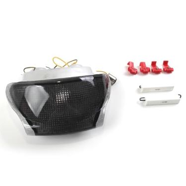 Imagem de Lanterna traseira de LED fumê Arashi para Triumph Speed Triple 1997-2001, Daytona 595 1997-1998 995 1999-2001, luz traseira de freio de seta, acessórios de substituição integrados para motocicleta