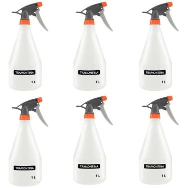 Imagem de Borrifador Pulverizador Jardinagem Manual 1 Litro Kit 06 Un
