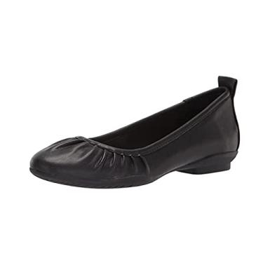 Imagem de Clarks Sapatilha feminina Sara Ballet, Couro preto, 36