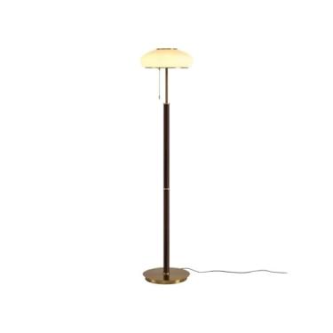 Imagem de Luminária de chão Abajur de vidro, luminária chão, sala estar, sofá, estudo, quarto, mesa, luz ambiente pé