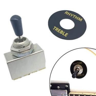 Imagem de Chave seletora MXP 3 Posição BK com escudo Les Paul guitarra