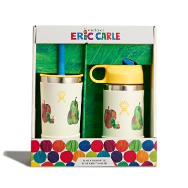 Imagem de Hydro Flask Conjunto de copo e garrafa infantil de 355 ml, coleção Eric Carle, frutas