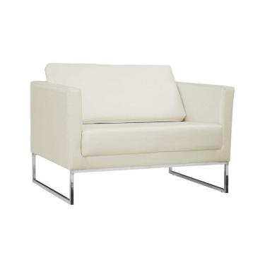 Imagem de Poltrona Decorativa Julia 106cm Corano Bege Claro