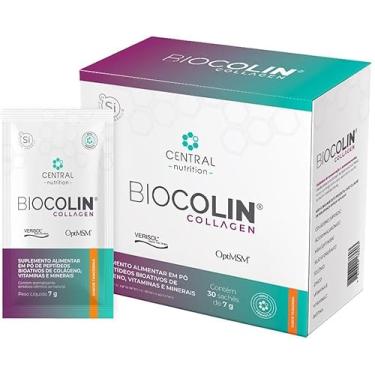 Imagem de Biocolin Collagen Tangerina 30 Sachês de 7g Central Nutrition