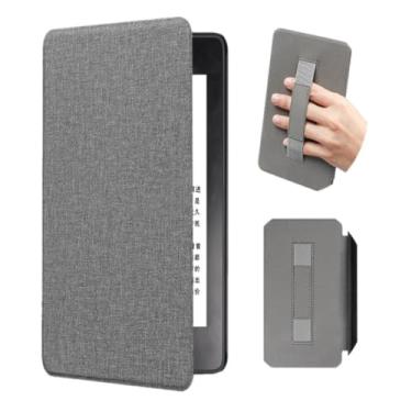 Imagem de Akacy Textura de tecido com alça Capa para Amazon Kindle paperwhite geração 11ª (versão 2022/2024), modelos C2V2L3 e RS23CV. capa fina e leve à prova d'água (6)
