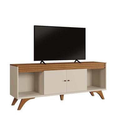 Imagem de Rack Madrid 2 Portas Detalhe Ripado - Mavaular Off-naturale