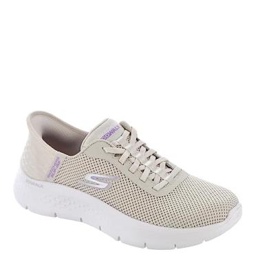 Imagem de Skechers Tênis feminino sem cadarço Go Walk Flex-Grand Entrance, Off-white, 7.5