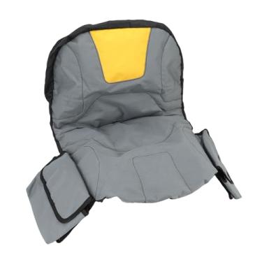 Imagem de SUNGOOYUE Capa de Assento do Trator, Protetor à Prova de Chuva Ajustável à Prova de Poeira para Cortador de Grama, Pano Oxford (Cinza Amarelo)