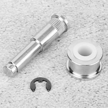 Imagem de Tbest Kit de reparo de rolo de pino de dobradiça de porta de alta precisão durável alumínio prateado adequado para caminhões GM série C K SUVs 2007 2011