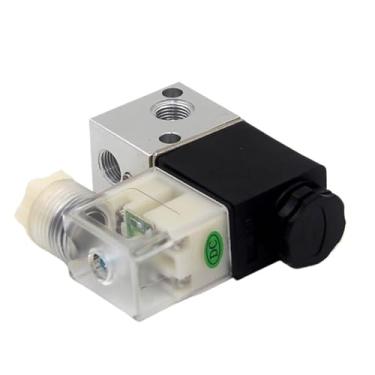 Imagem de Válvula solenoide pneumática de 3 vias Micro controle a gás válvula elétrica 3V1-M5 3V1-06/08 Porta M5 1/20.3 cm 1/10.2 cm BSPT AC DC (1/10.2 cm, 24V)