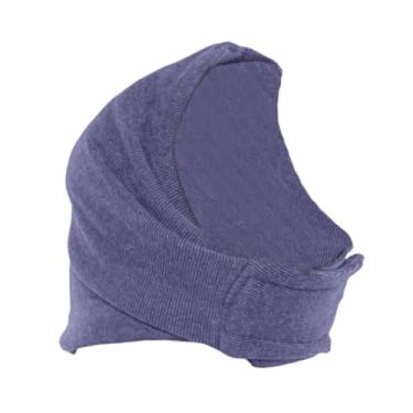 Imagem de Baoblaze Touca calmante para cães, macia, e confortável, com capuz para as orelhas, ideal para banho, secagem e proteção contra raios, Roxo