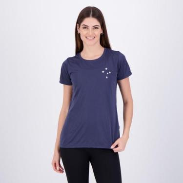 Imagem de Camisa Cruzeiro Basic Feminina Marinho - Surf Center, GG