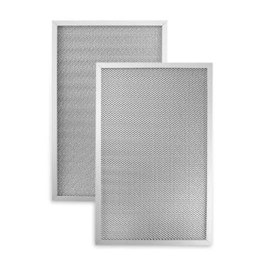 Imagem de 2 peças de filtro de ventilação de graxa de malha de alumínio adequado para filtros de exaustor 27590-900 11207-000, 24 x 36 cm