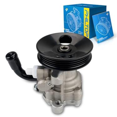 Imagem de PHILTOP Bomba de direção hidráulica 215393 com polia, adequada para Soren 2003-2006 para 3,5L, substitui OE 215393, 571003E000