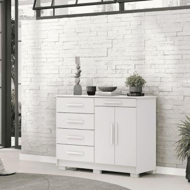 Imagem de Cômoda Sapateira Armario Multiuso Sirius Branco - Mabe Magazine