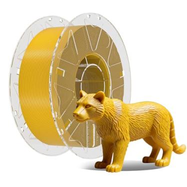 Imagem de Creality Filamento RFID para impressora 3D, pacote de filamento Hyper PLA de 1,75 mm para impressão 3D, filamento Hyper PLA RFID, alta precisão, carretel de 1 kg (dourado)